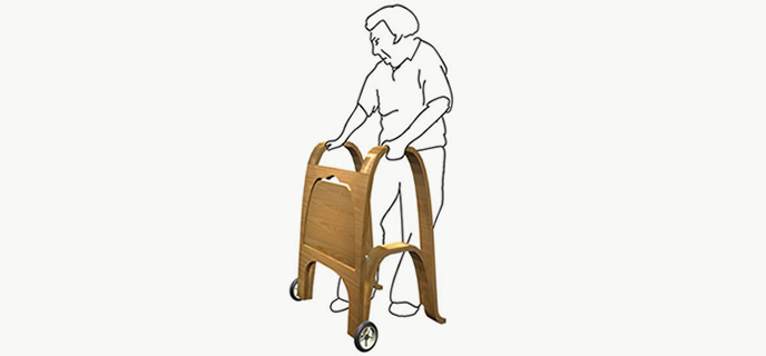 Bent Plywood Walker