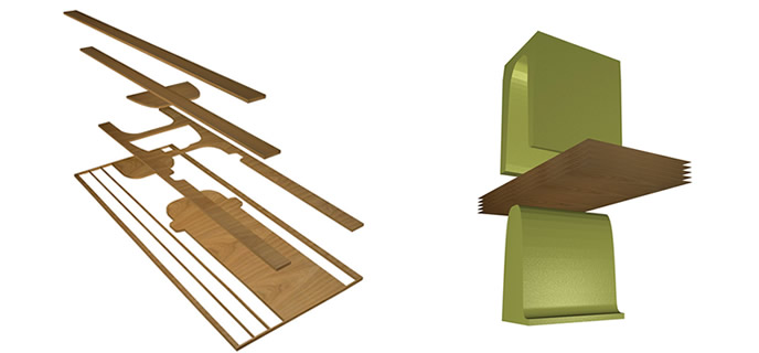 Bent Plywood Walker