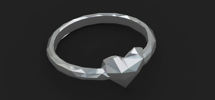 Heart Ring rendering