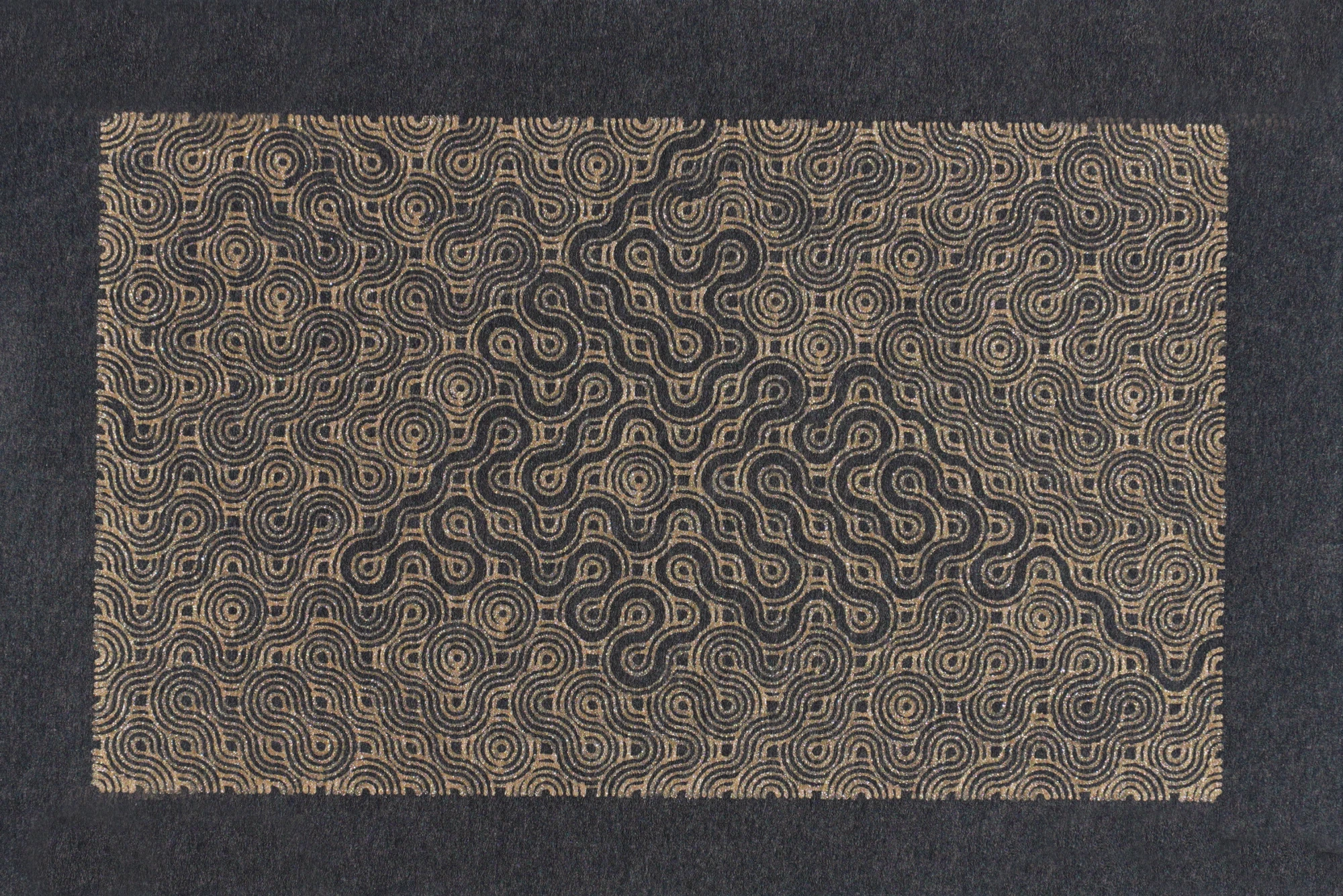 Plotter drawing of Truchet tiling